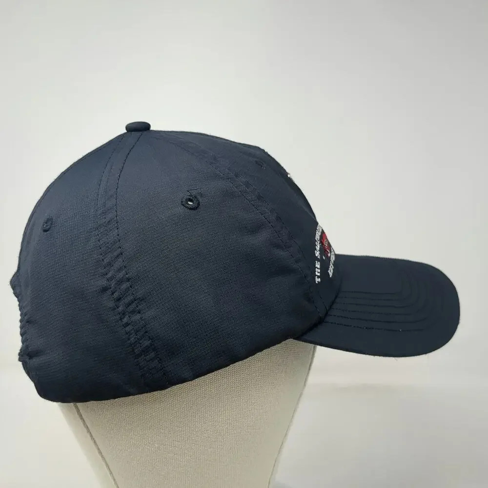 The Saltwater Angler Baseball Cap Blue One Size Embroidered Fish Key West Hat
